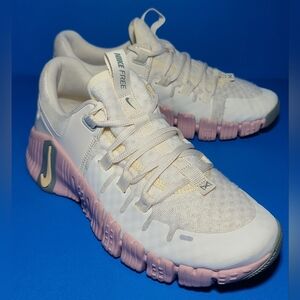 Nike Free Metcon Womens Pale Ivory Ice Peach Training Running Shoes Size 8.5 U